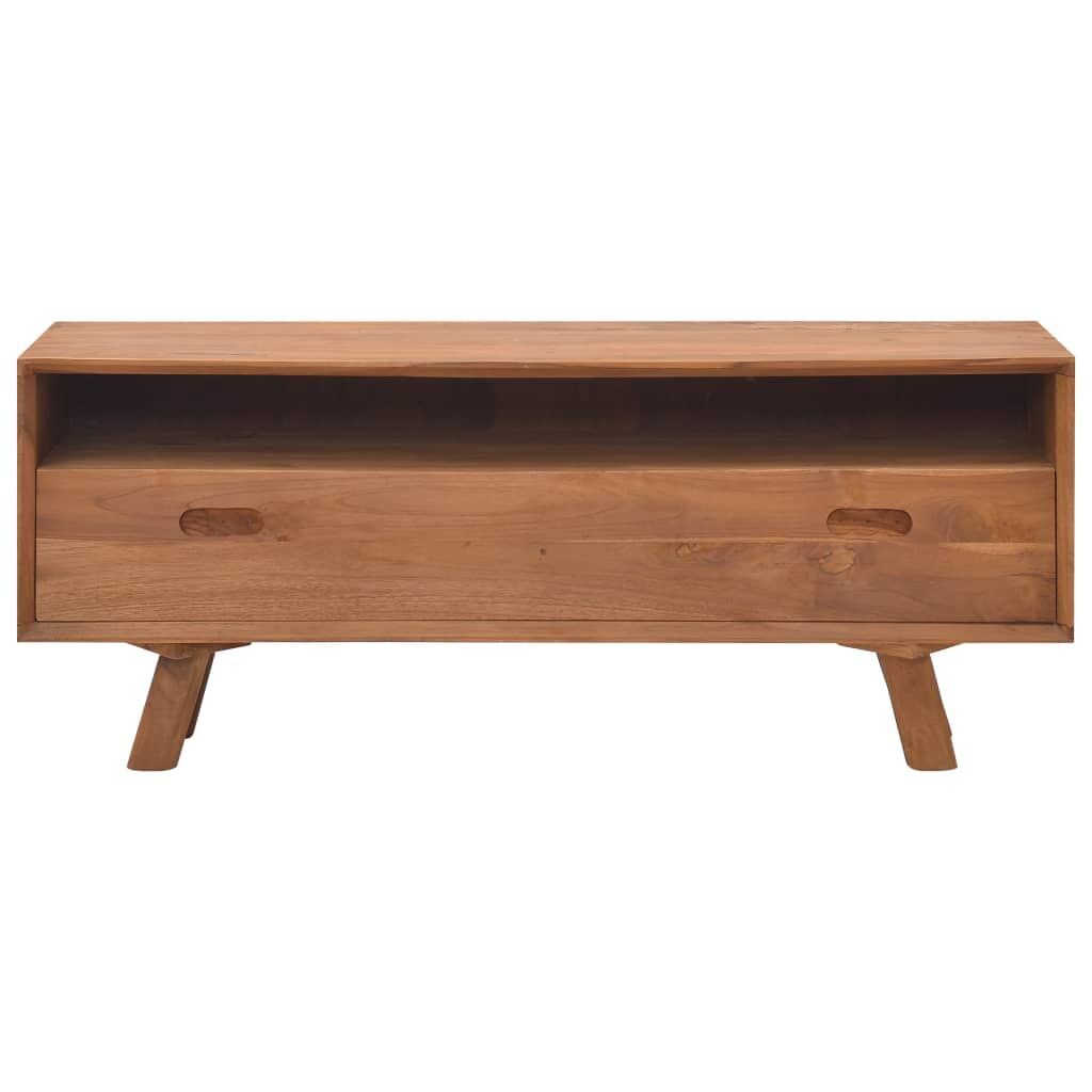 TV Cabinet 110x30x45 cm Solid Teak Wood TV Cabinet 110x30x45 cm Solid Teak Wood