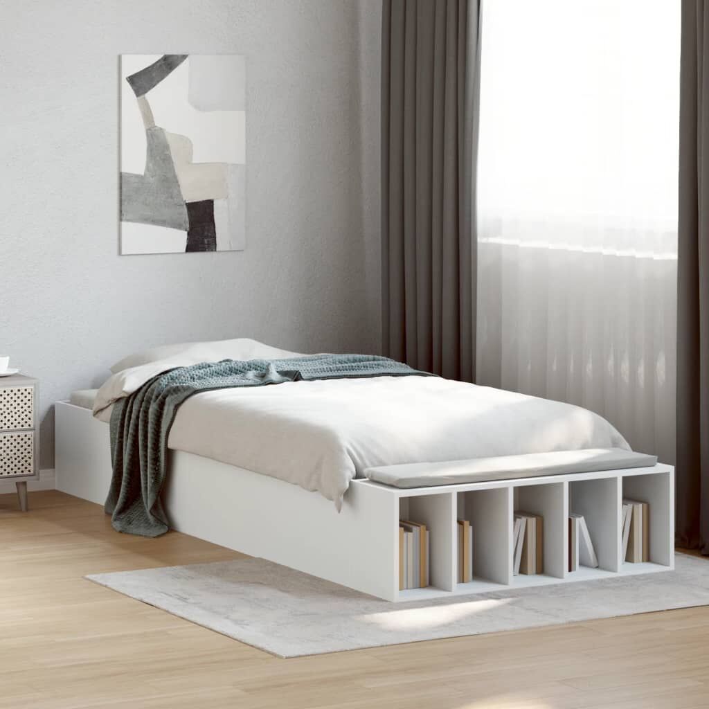 Bed Frame without Mattress White 90x190 cm Bed Frame without Mattress White 90x190 cm