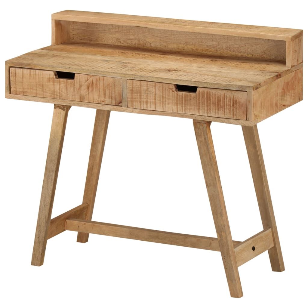 Desk 100x45x90 cm Solid Rough Mango Wood Desk 100x45x90 cm Solid Rough Mango Wood
