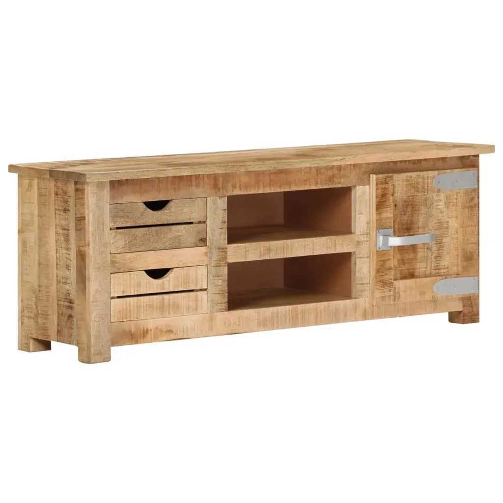 TV Cabinet 110x30x40 cm Rough Mango Wood TV Cabinet 110x30x40 cm Rough Mango Wood