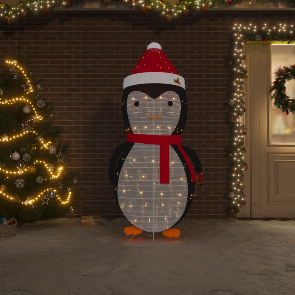 Decorative Christmas Snow Penguin Figure LED Luxury Fabric 180cm Decorative Christmas Snow Penguin Figure LED Luxury Fabric 180cm