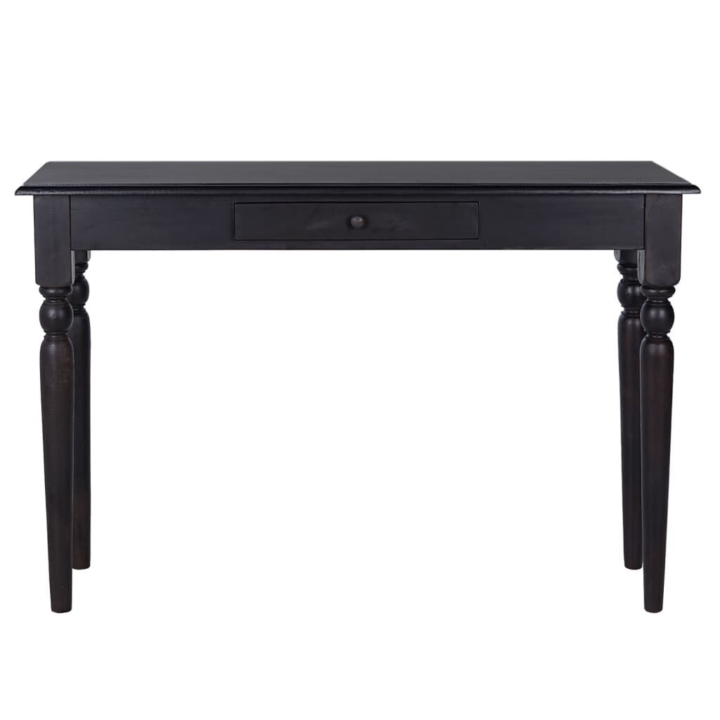 Console Table Light Black 110x30x75 cm Solid Mahogany Wood Console Table Light Black 110x30x75 cm Solid Mahogany Wood