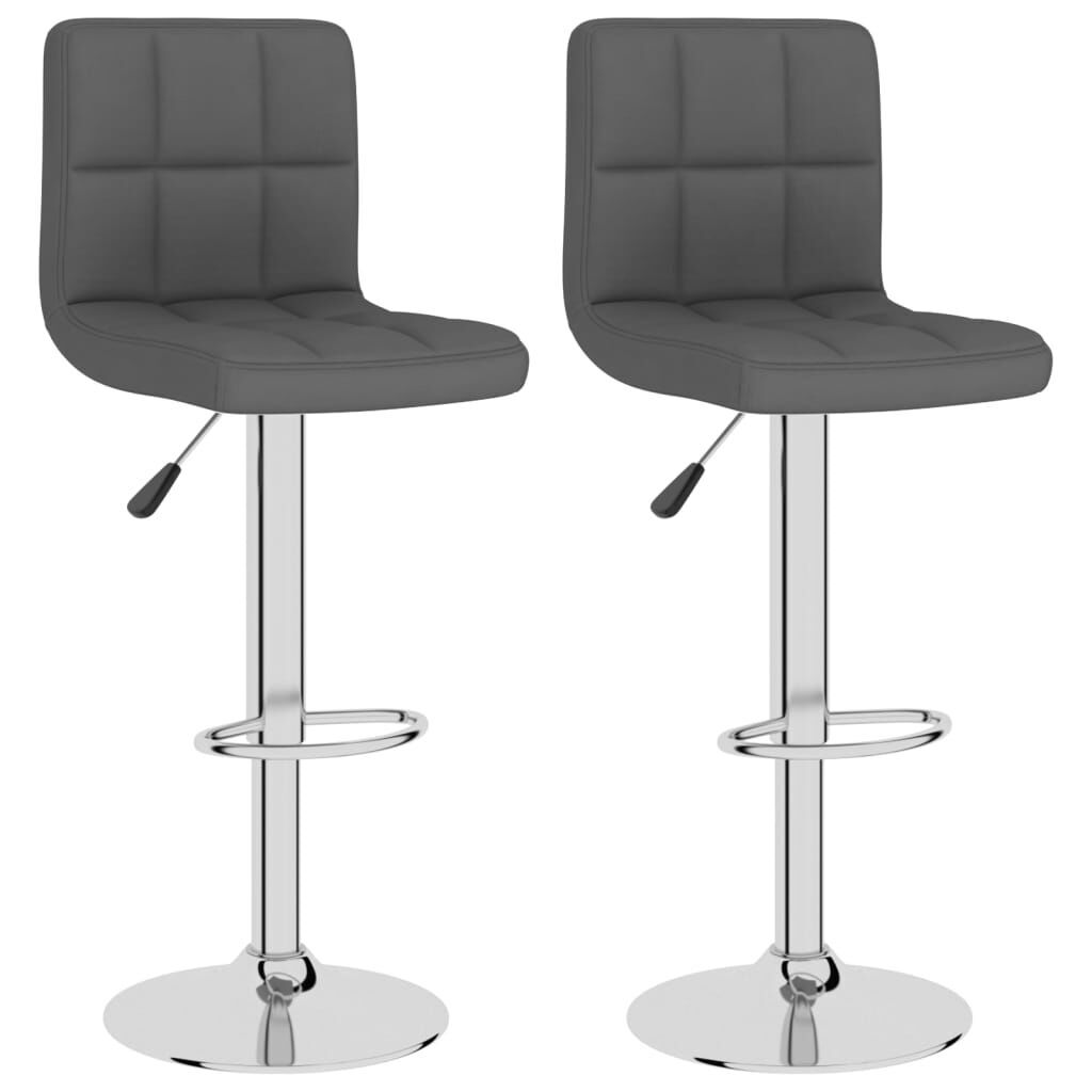 Bar Stools 2 pcs Dark Grey Fabric Bar Stools 2 pcs Dark Grey Fabric