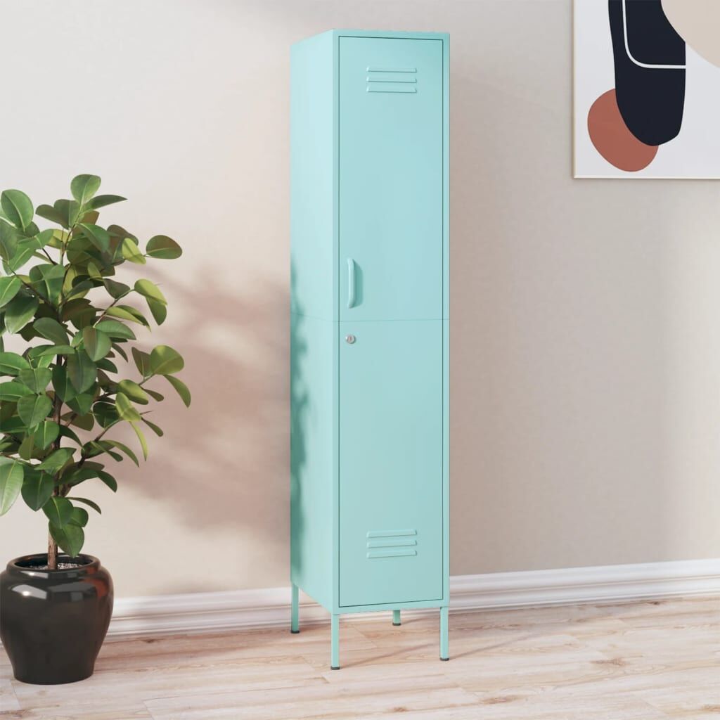 Locker Cabinet Mint 35x46x180 cm Steel Locker Cabinet Mint 35x46x180 cm Steel