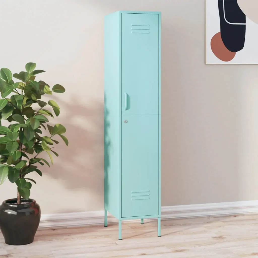 Locker Cabinet Mint 35x46x180 cm Steel Locker Cabinet Mint 35x46x180 cm Steel