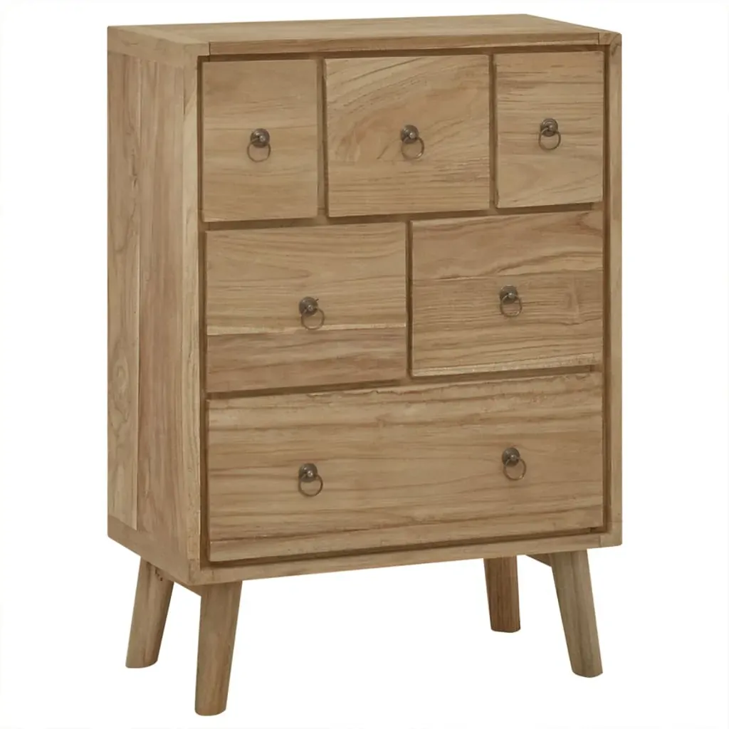 Chest of Drawers 56x30x80 cm Solid Wood Teak Chest of Drawers 56x30x80 cm Solid Wood Teak