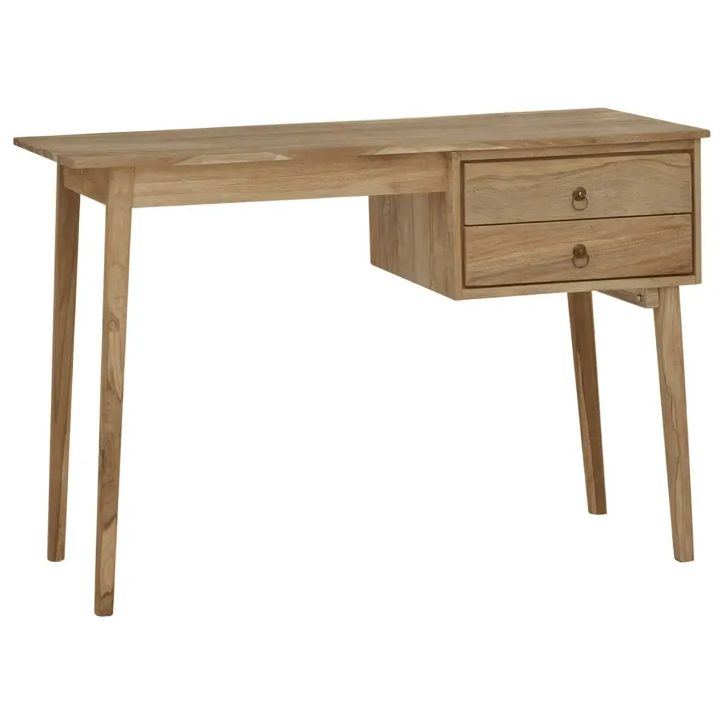 Desk with 2 Drawers 110x52x75 cm Solid Wood Teak Desk with 2 Drawers 110x52x75 cm Solid Wood Teak