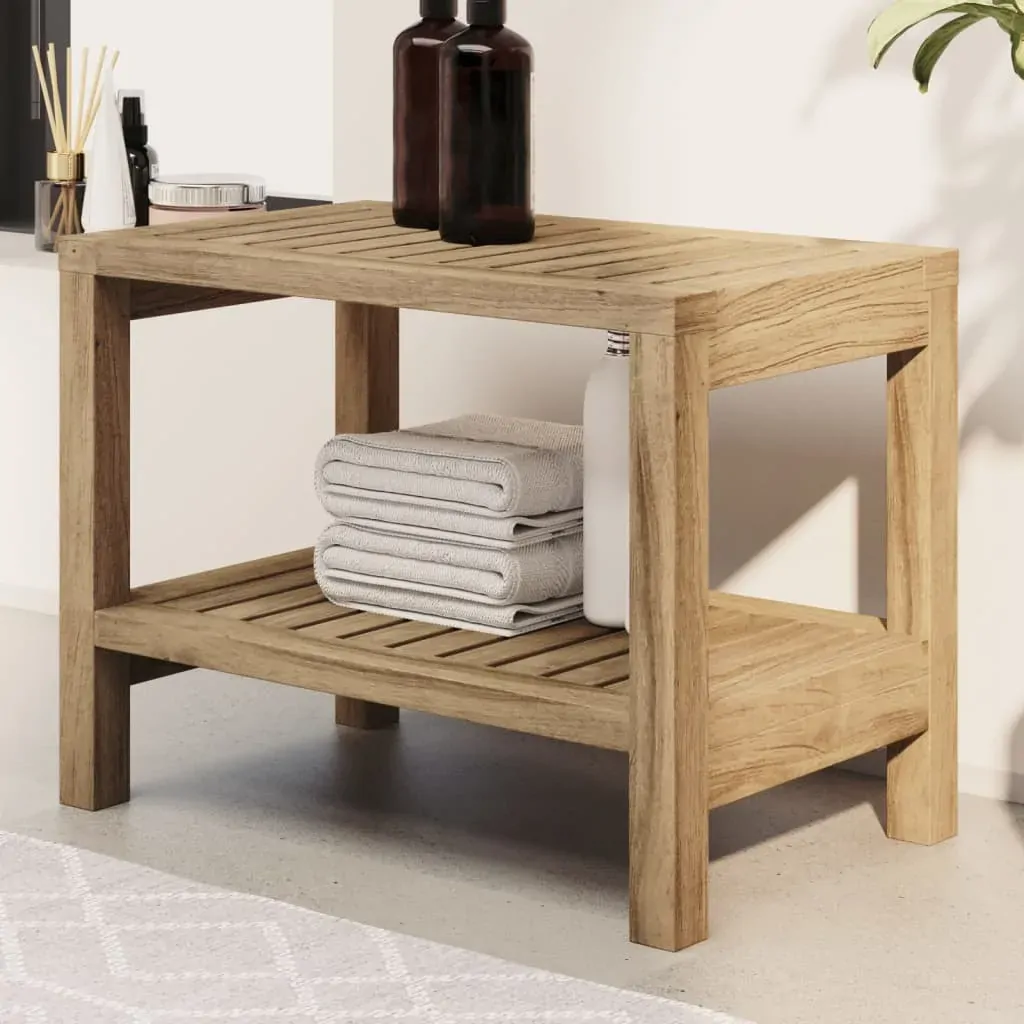 Bathroom Side Table 50x40x45 cm Solid Wood Teak Bathroom Side Table 50x40x45 cm Solid Wood Teak