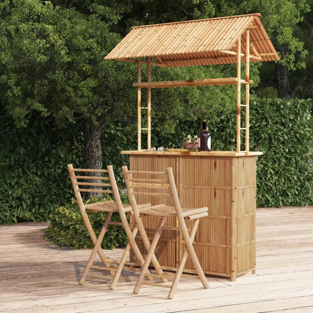 3 Piece Bar Set Bamboo 3 Piece Bar Set Bamboo