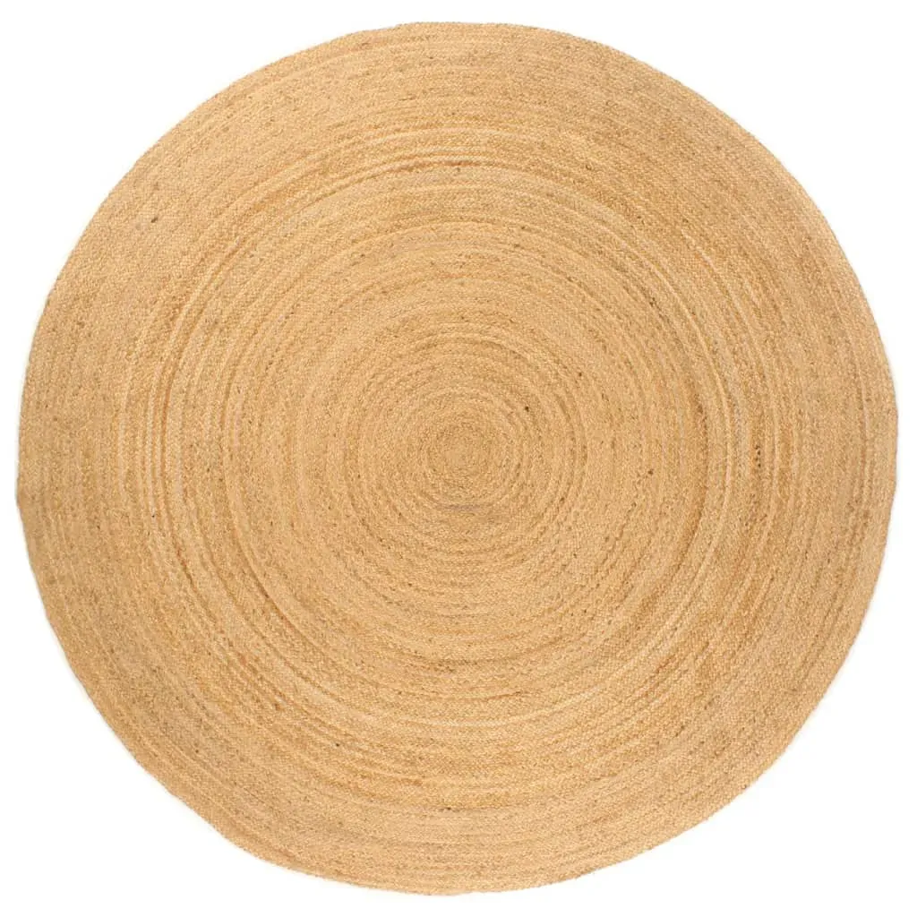 Area Rug Braided Jute 180 cm Round Area Rug Braided Jute 180 cm Round