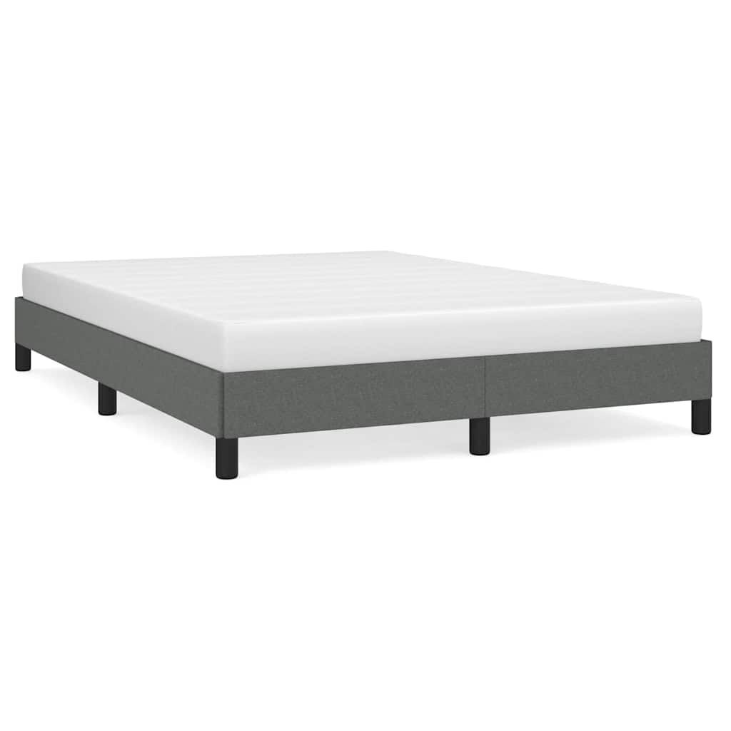 Bed Frame without Mattress Dark Grey 152x203 cm Queen Fabric Bed Frame without Mattress Dark Grey 152x203 cm Queen Fabric