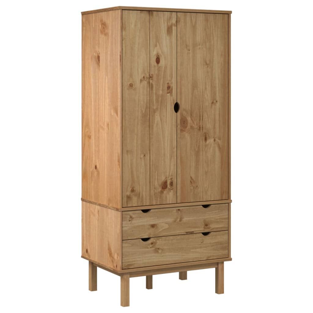 Wardrobe OTTA 76.5x53x172 cm Solid Wood Pine Wardrobe OTTA 76.5x53x172 cm Solid Wood Pine