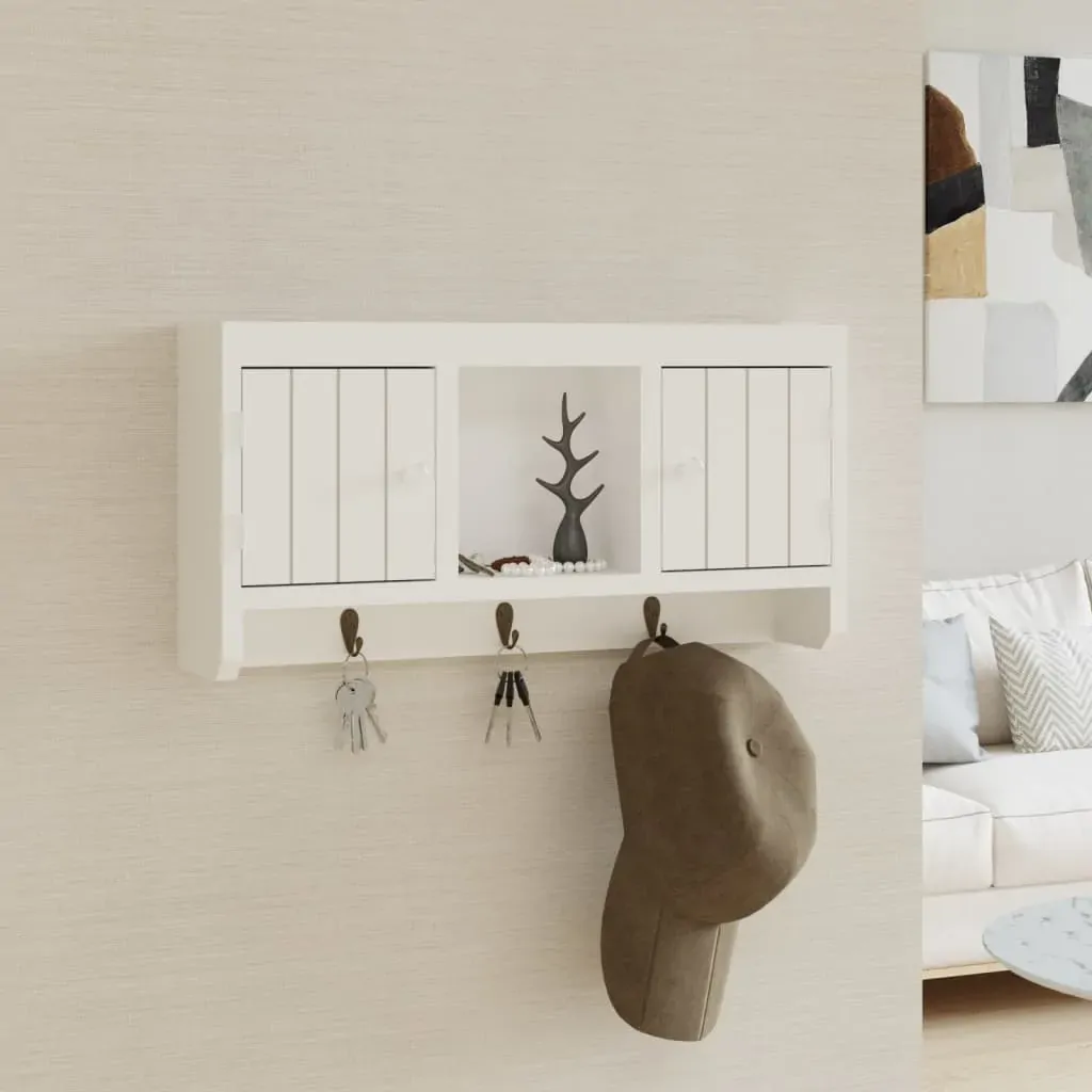 Key Cabinet White 40x8.5x20 cm Engineered Wood&Steel Key Cabinet White 40x8.5x20 cm Engineered Wood&Steel