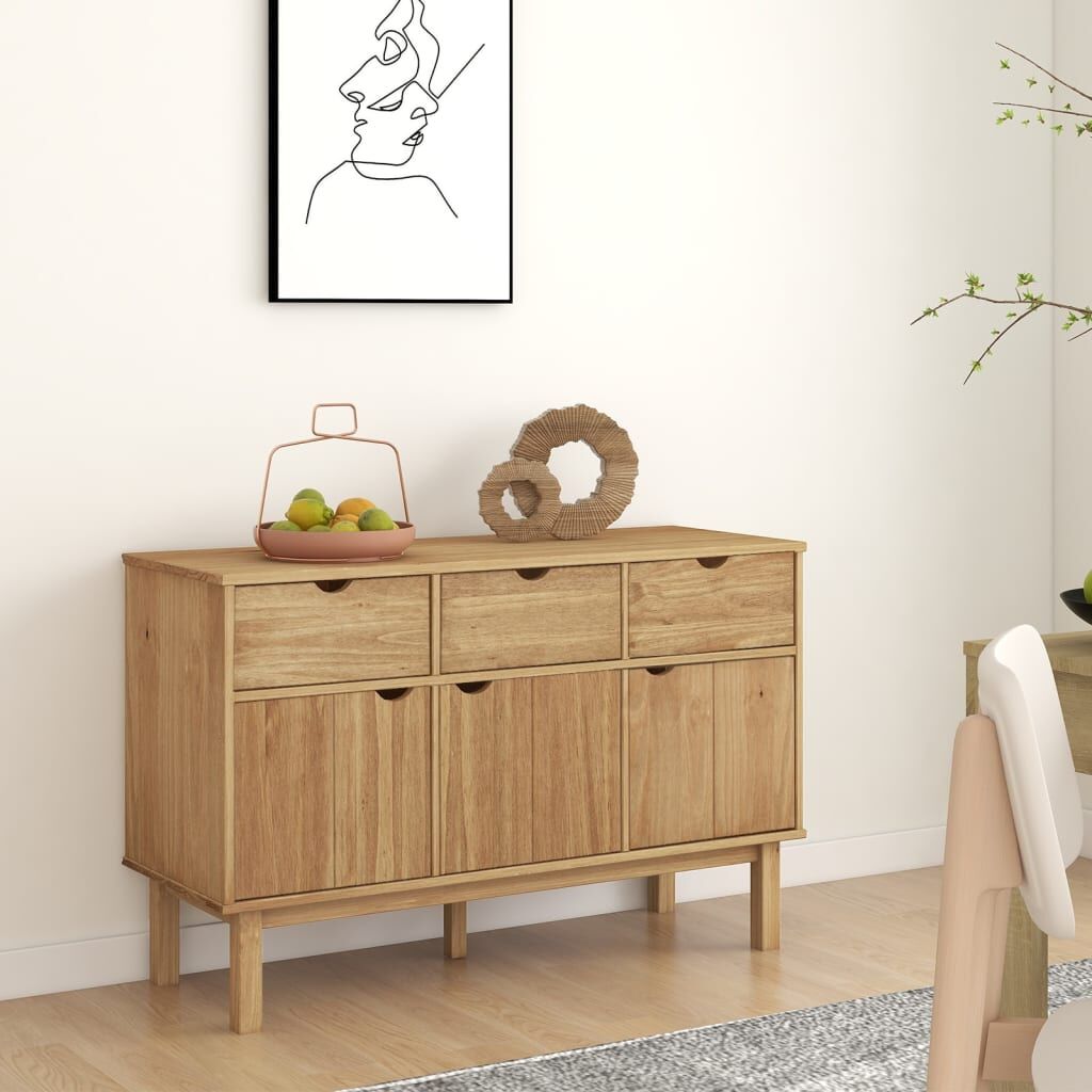 Sideboard OTTA 114x43x73.5 cm Solid Wood Pine Sideboard OTTA 114x43x73.5 cm Solid Wood Pine