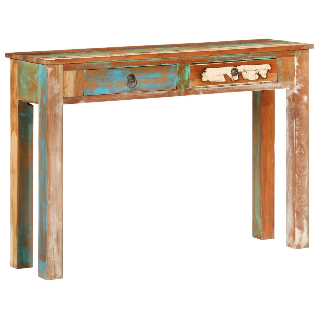 Console Table 110x30x75 cm Solid Wood Reclaimed Console Table 110x30x75 cm Solid Wood Reclaimed