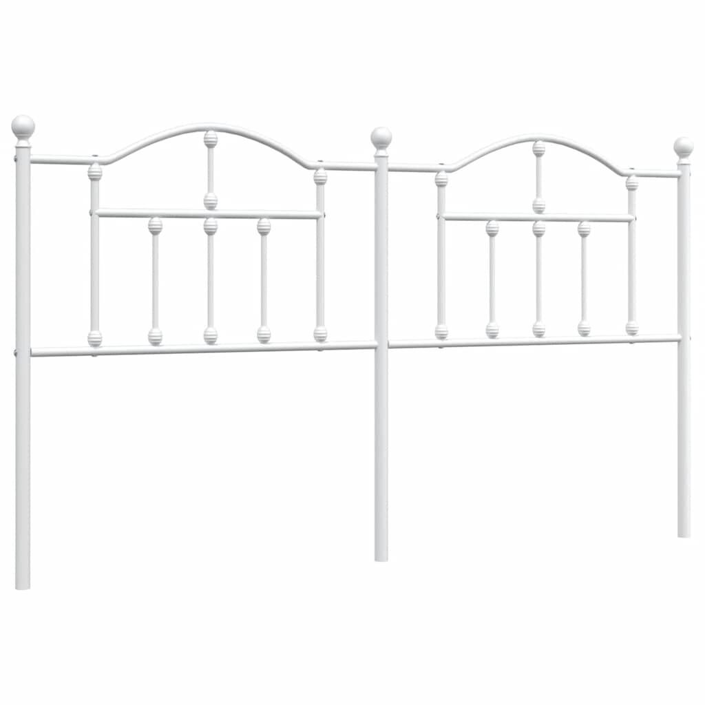 Metal Headboard White 183 cm King Metal Headboard White 183 cm King