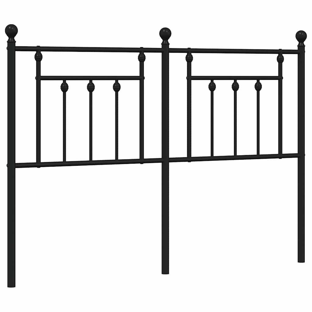 Metal Headboard Black 137 cm Double Metal Headboard Black 137 cm Double