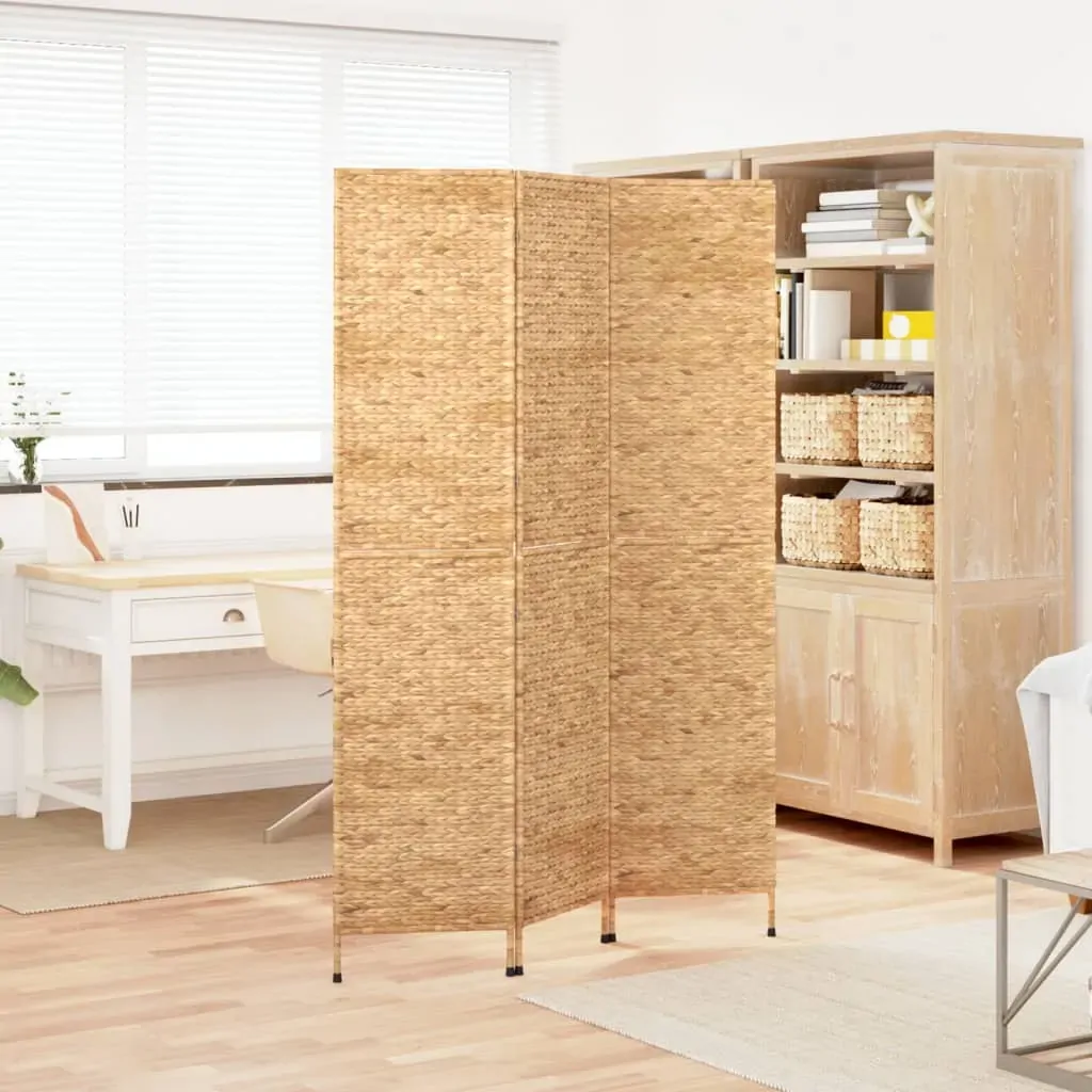 Room Divider 3-Panel 122x180 cm Water Hyacinth Room Divider 3-Panel 122x180 cm Water Hyacinth