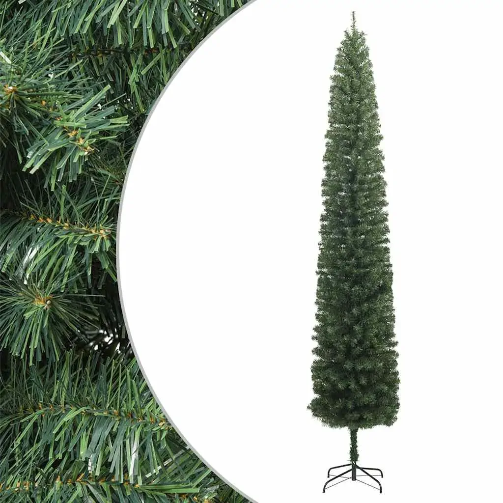 Slim Christmas Tree with Stand 270 cm PVC Slim Christmas Tree with Stand 270 cm PVC