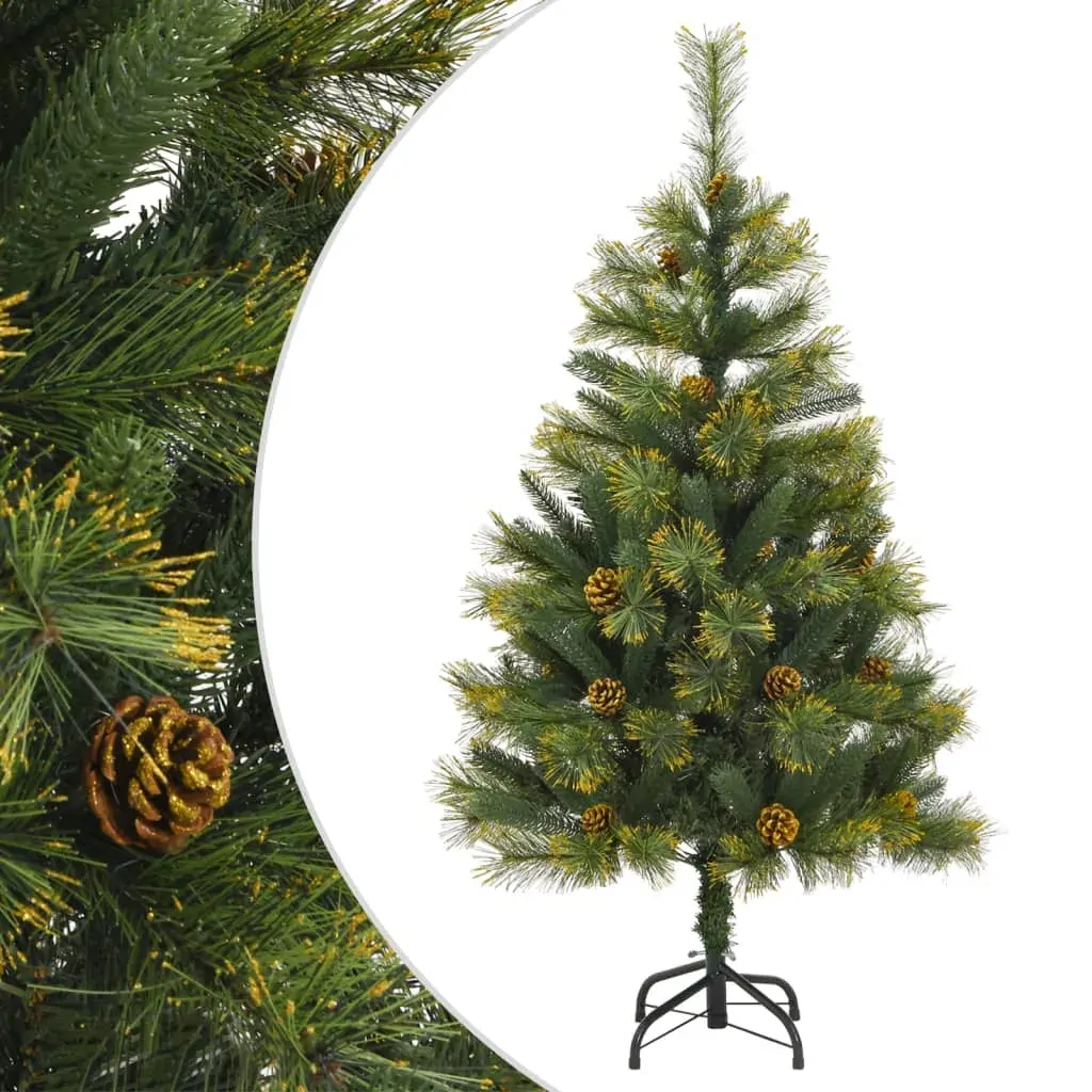 Artificial Hinged Christmas Tree with Cones 120 cm Artificial Hinged Christmas Tree with Cones 120 cm