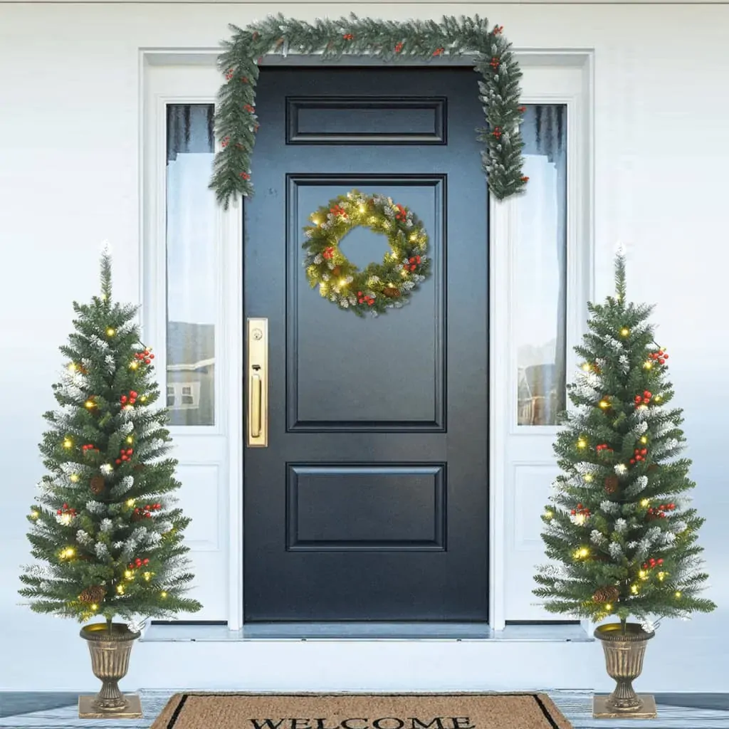 4 Piece Christmas Door Decoration Set PVC 4 Piece Christmas Door Decoration Set PVC