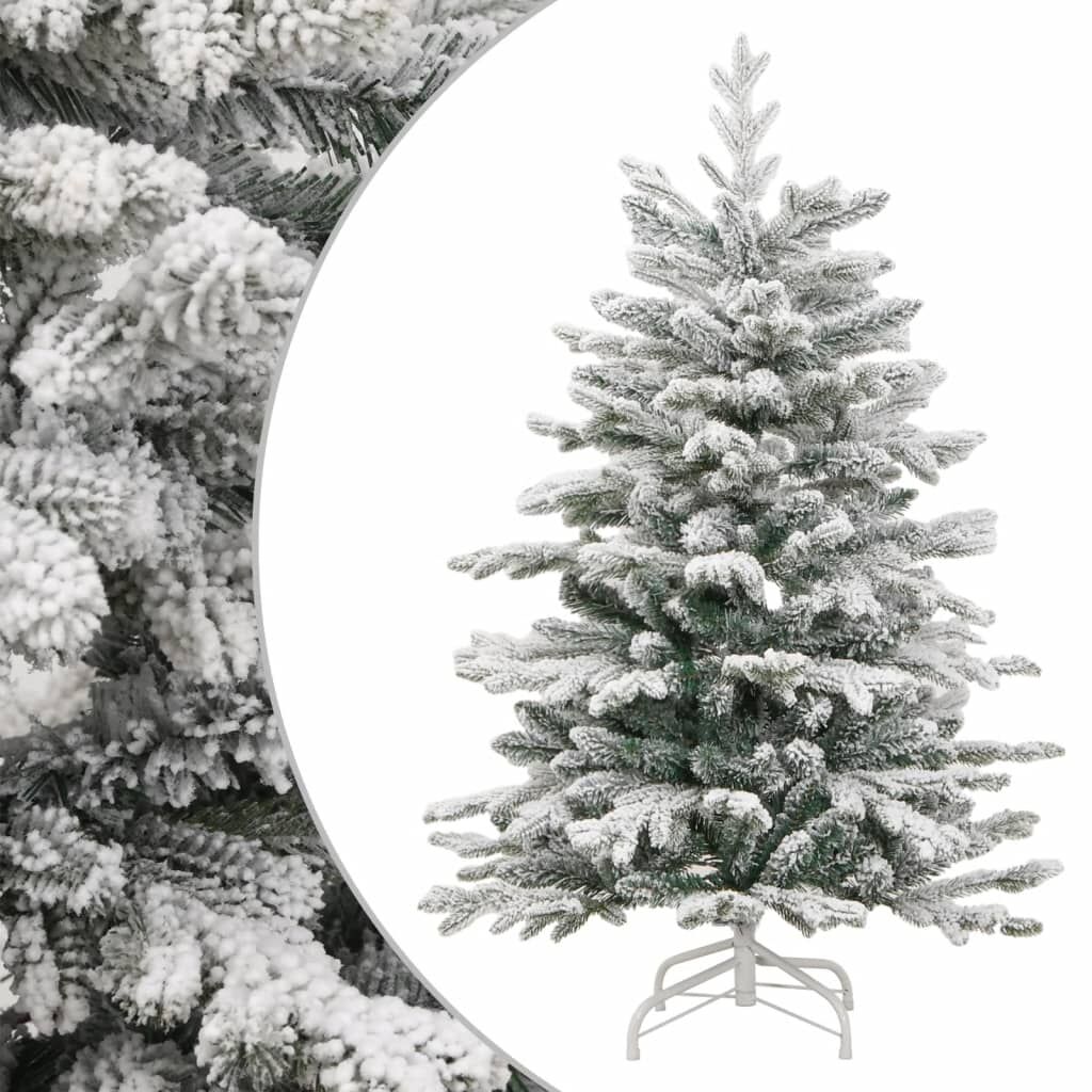 Artificial Hinged Christmas Tree with Flocked Snow 150 cm Artificial Hinged Christmas Tree with Flocked Snow 150 cm