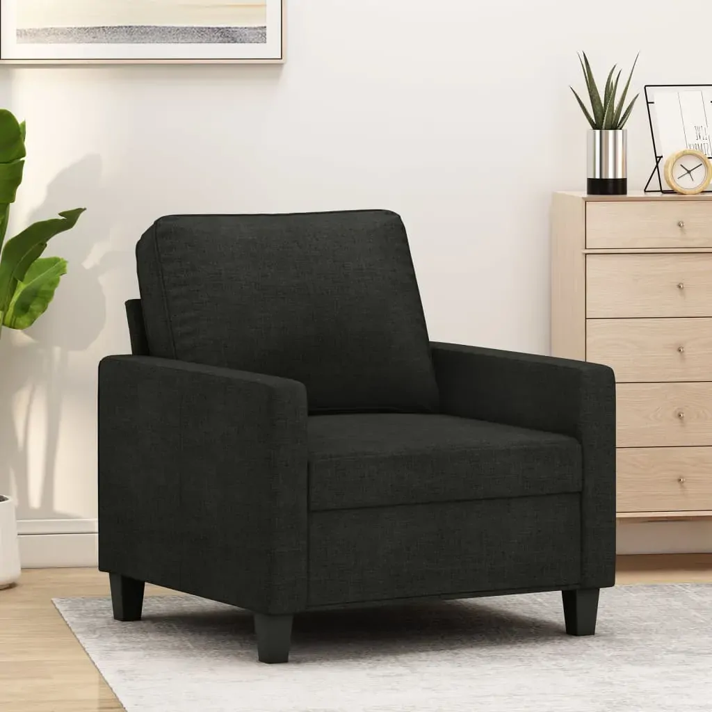 Sofa Chair Black 60 cm Fabric Sofa Chair Black 60 cm Fabric
