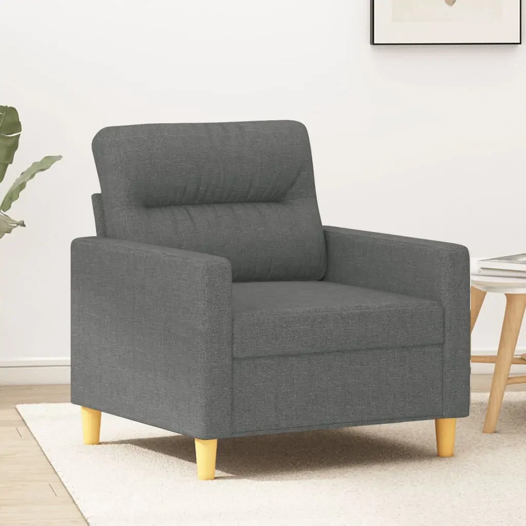Sofa Chair Dark Grey 60 cm Fabric Sofa Chair Dark Grey 60 cm Fabric