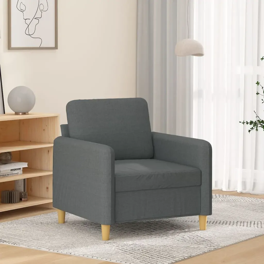 Sofa Chair Dark Grey 60 cm Fabric Sofa Chair Dark Grey 60 cm Fabric