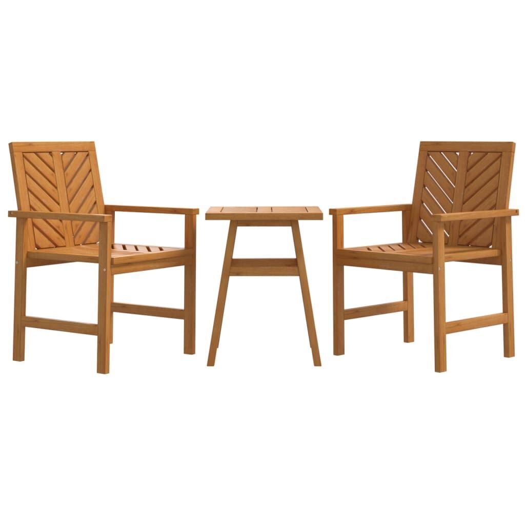 3 Piece Garden Lounge Set Solid Wood Acacia 3 Piece Garden Lounge Set Solid Wood Acacia