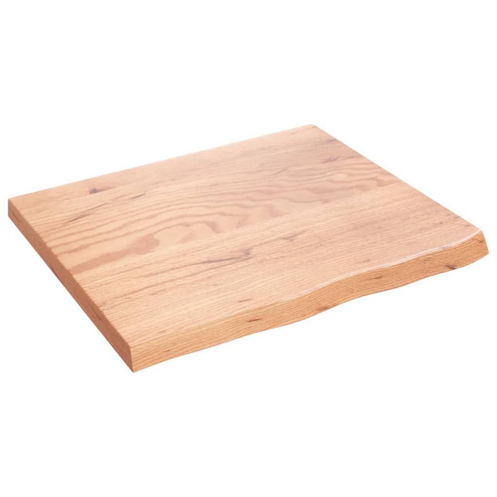 Wall Shelf Light Brown 60x50x2 cm Treated Solid Wood Oak Wall Shelf Light Brown 60x50x2 cm Treated Solid Wood Oak