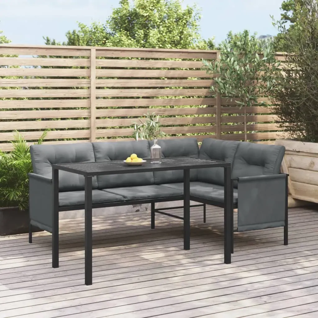 Garden Dining Table Anthracite 110x54x70 cm Steel Garden Dining Table Anthracite 110x54x70 cm Steel