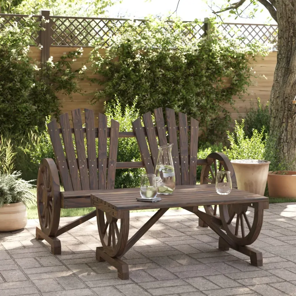 2 Piece Garden Lounge Set Solid Wood Fir 2 Piece Garden Lounge Set Solid Wood Fir