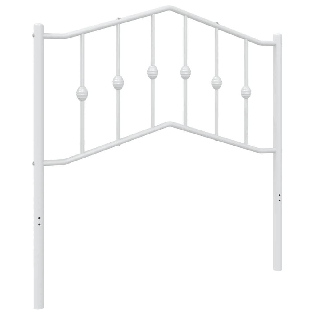 Metal Headboard White 90 cm Metal Headboard White 90 cm