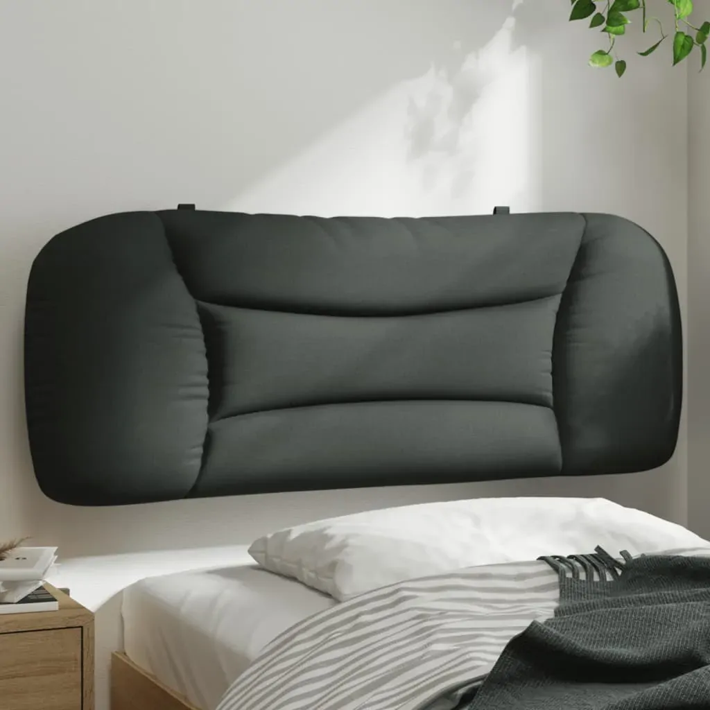 Headboard Cushion "Hvar" Dark Grey 107 cm King Single Fabric Headboard Cushion "Hvar" Dark Grey 107 cm King Single Fabric