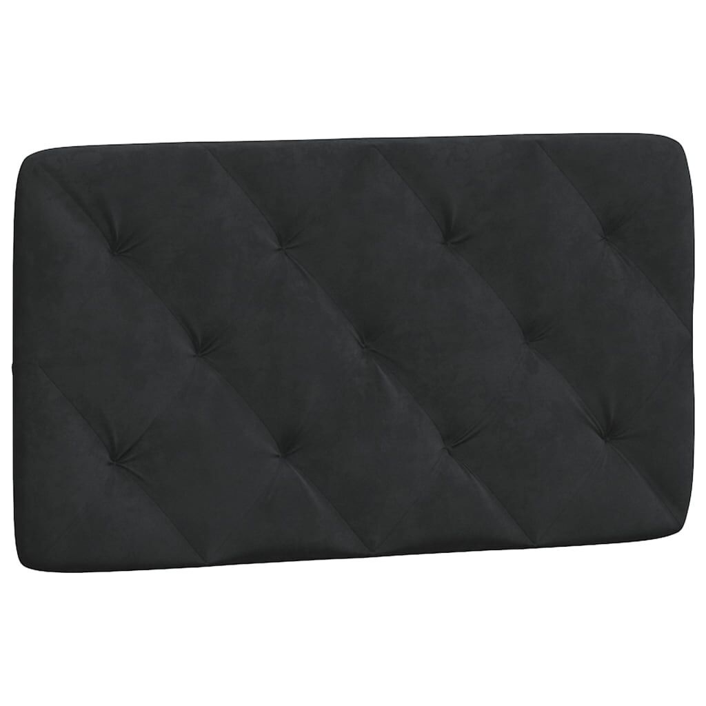 Headboard Cushion Black 90 cm Velvet Headboard Cushion Black 90 cm Velvet