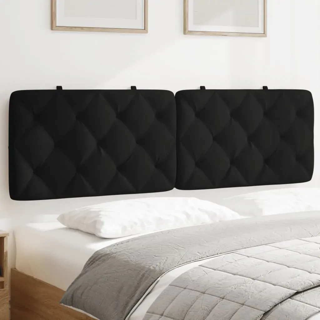 Headboard Cushion Black 152 cm Queen Velvet Headboard Cushion Black 152 cm Queen Velvet