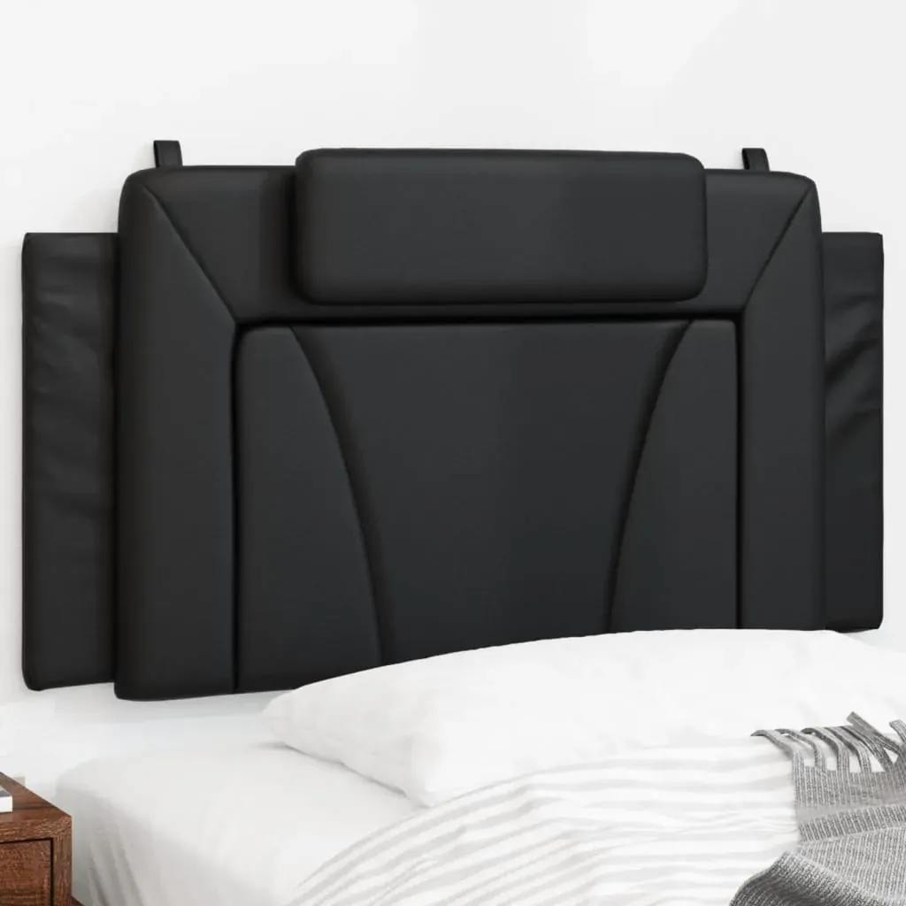 Headboard Cushion "Viana" Black 107 cm King Single Faux Leather Headboard Cushion "Viana" Black 107 cm King Single Faux Leather