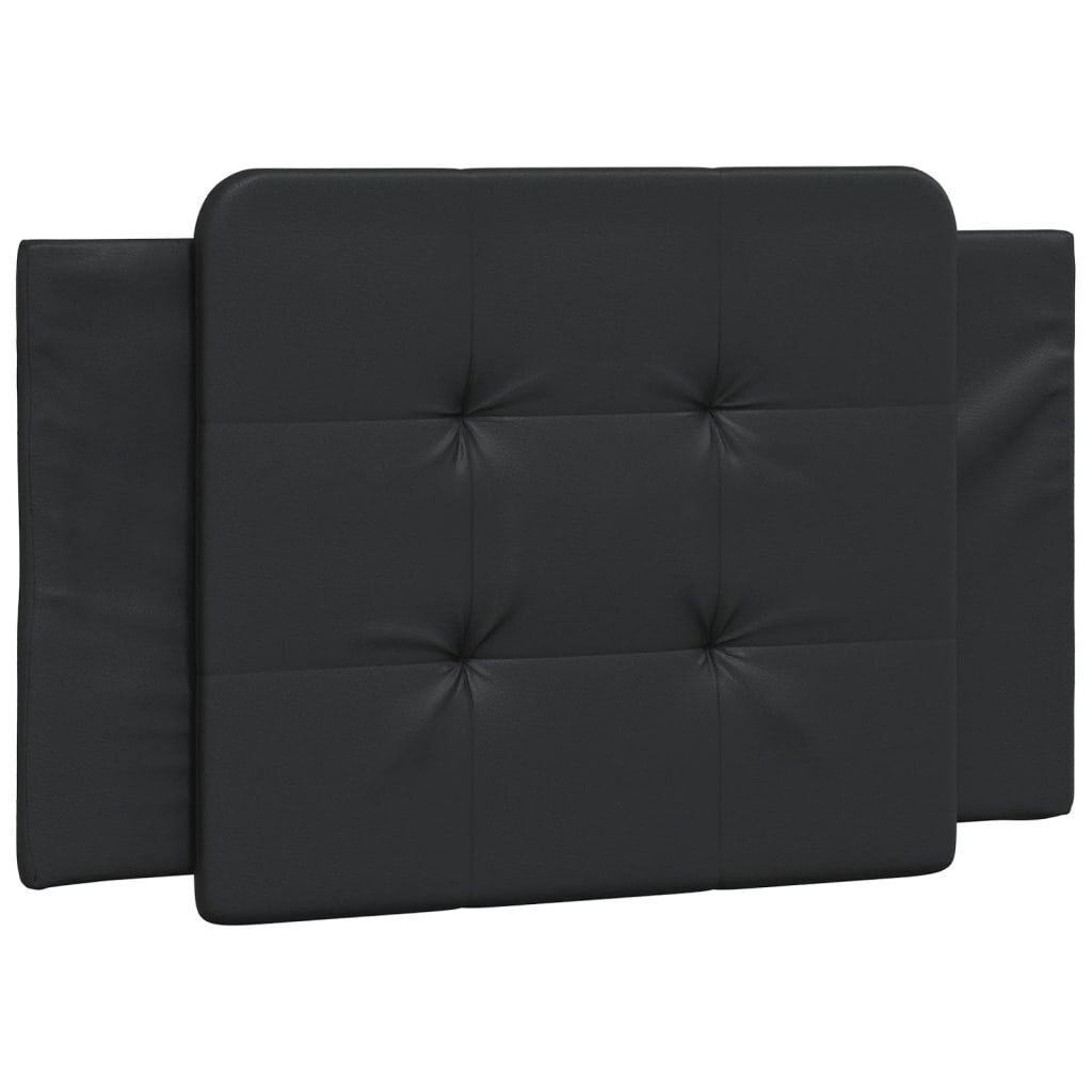 Headboard Cushion Black 90 cm Faux Leather Headboard Cushion Black 90 cm Faux Leather