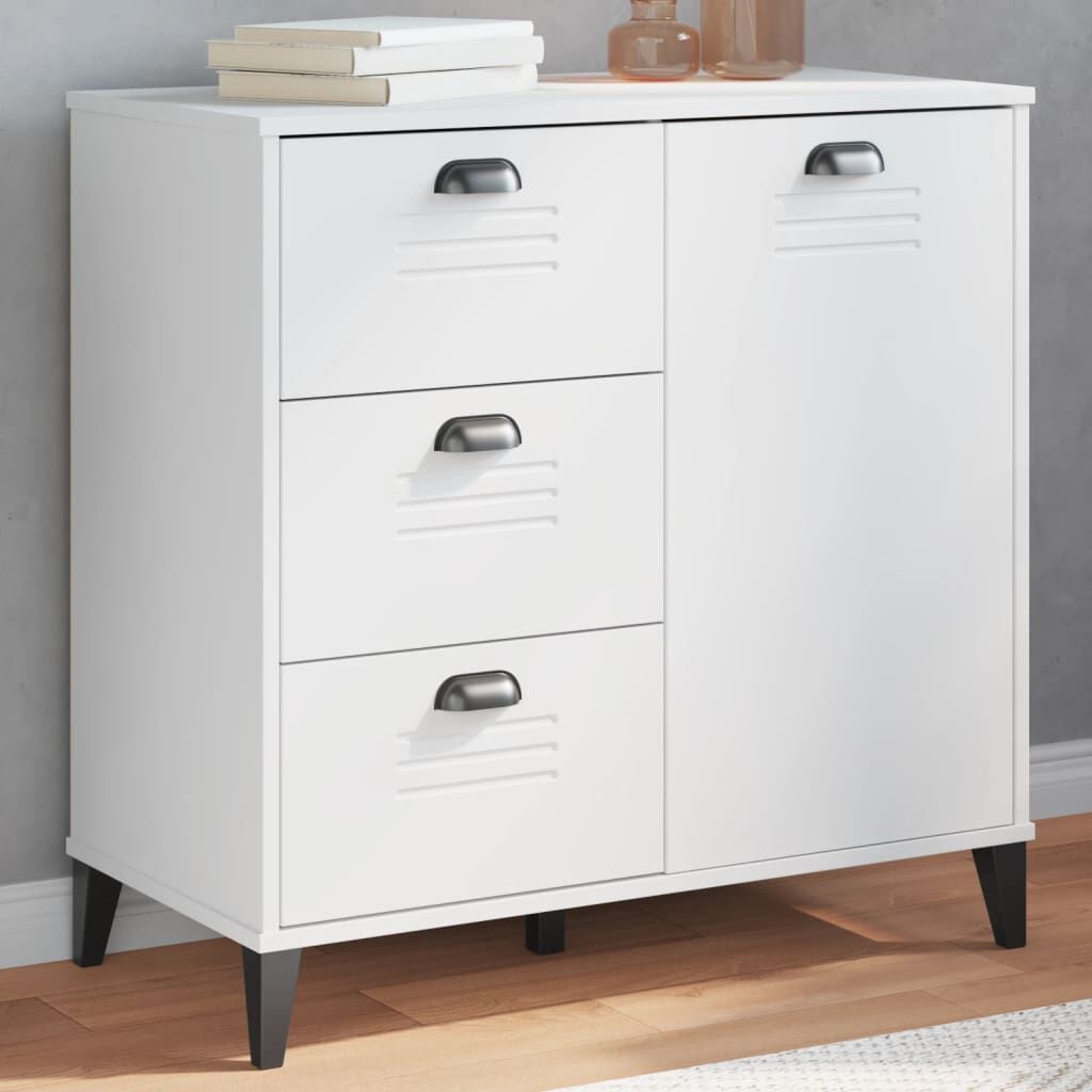 Sideboard VIKEN White 80x40x80 cm Engineered Wood Sideboard VIKEN White 80x40x80 cm Engineered Wood