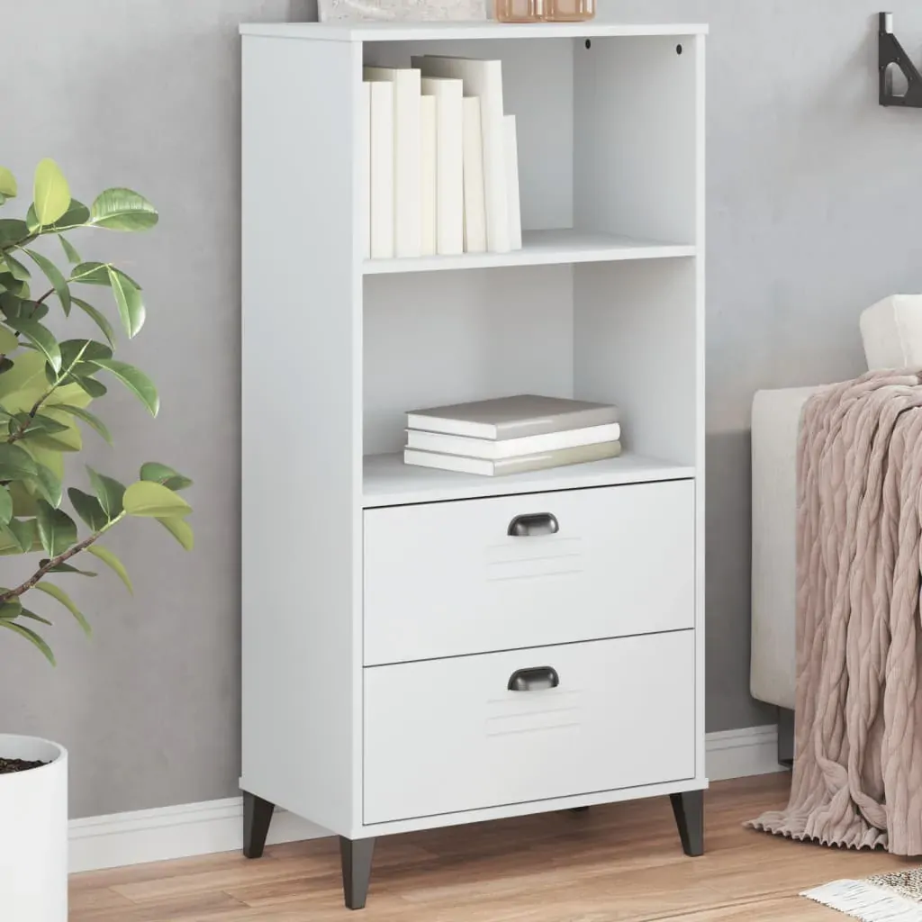 Bookcase VIKEN White 60x35x123 cm Engineered Wood Bookcase VIKEN White 60x35x123 cm Engineered Wood