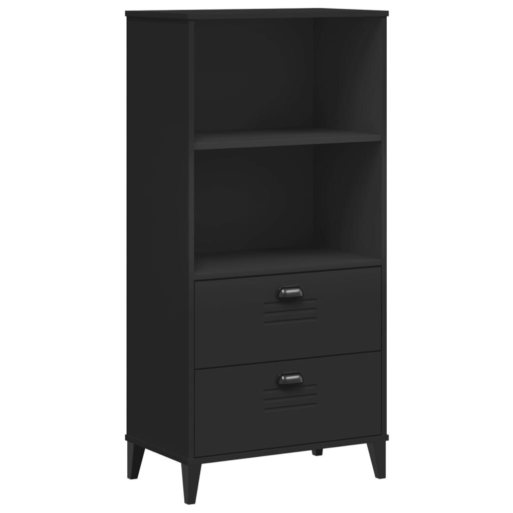 Bookcase VIKEN Black 60x35x123 cm Engineered Wood Bookcase VIKEN Black 60x35x123 cm Engineered Wood