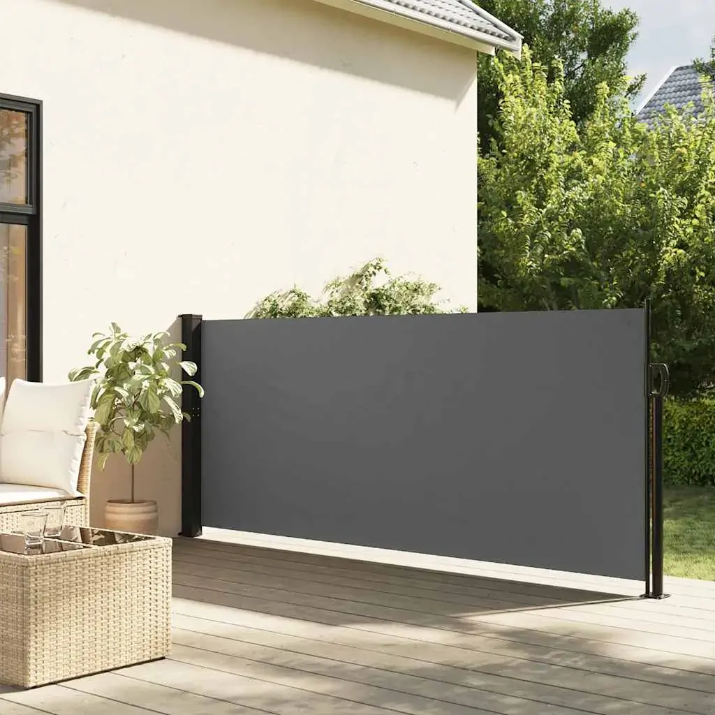 Retractable Side Awning Anthracite 117x300 cm Retractable Side Awning Anthracite 117x300 cm