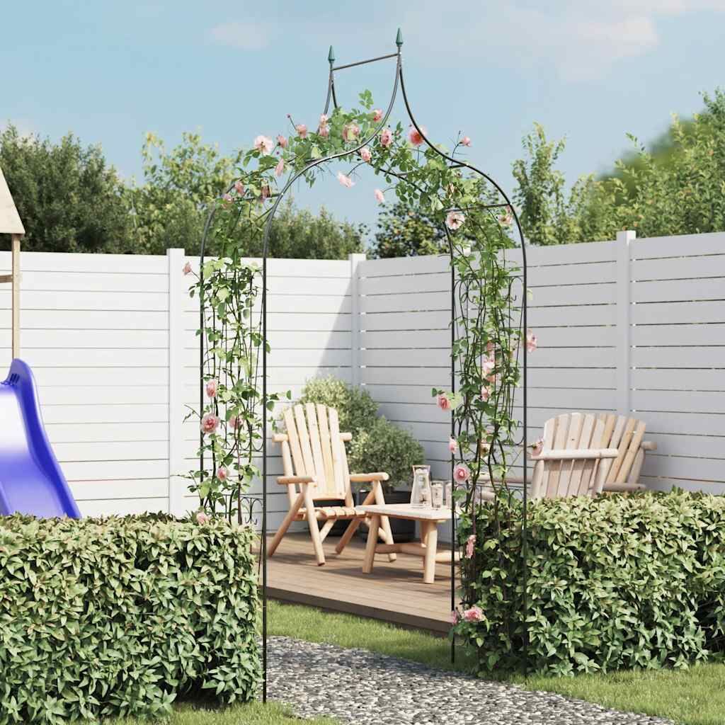 Garden Arch Spike Design Climbing Plants Dark Green Garden Arch Spike Design Climbing Plants Dark Green