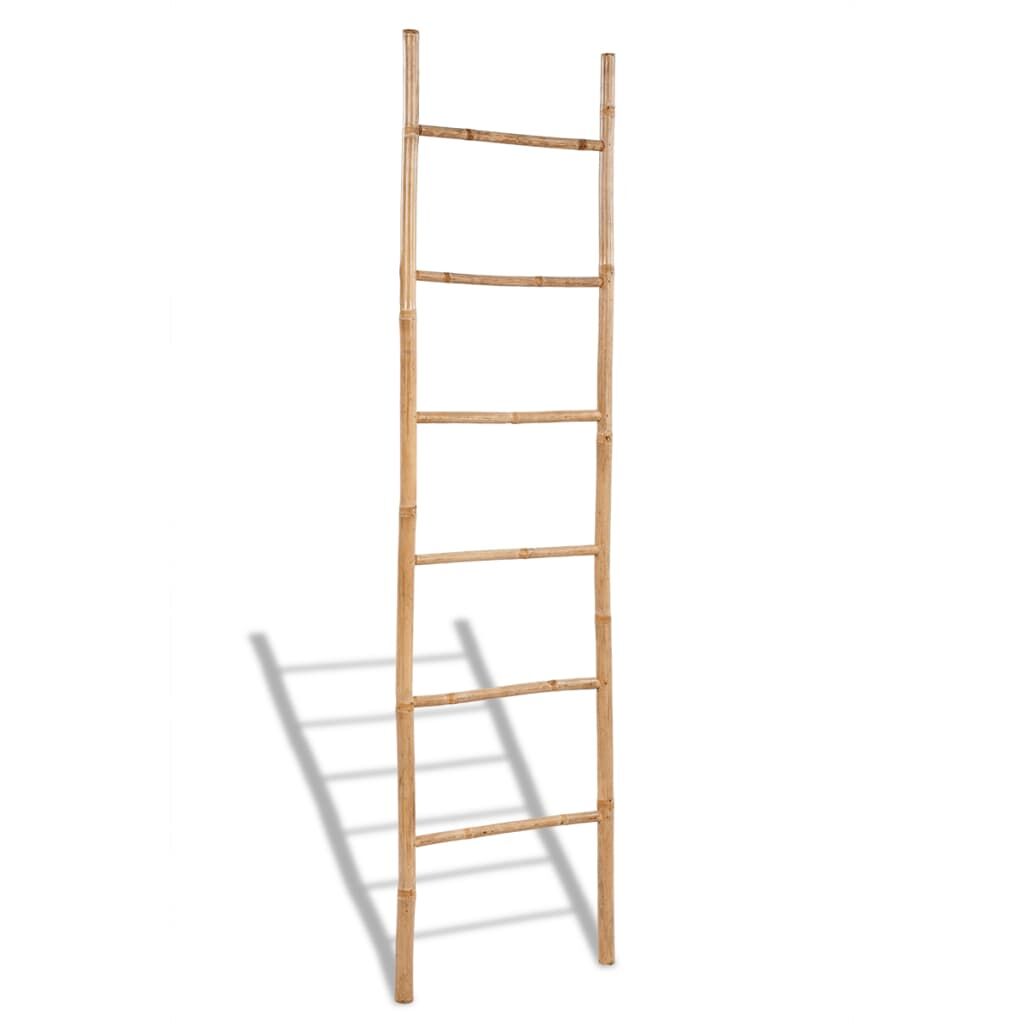 Bamboo Towel Ladder with 6 Rungs Bamboo Towel Ladder with 6 Rungs