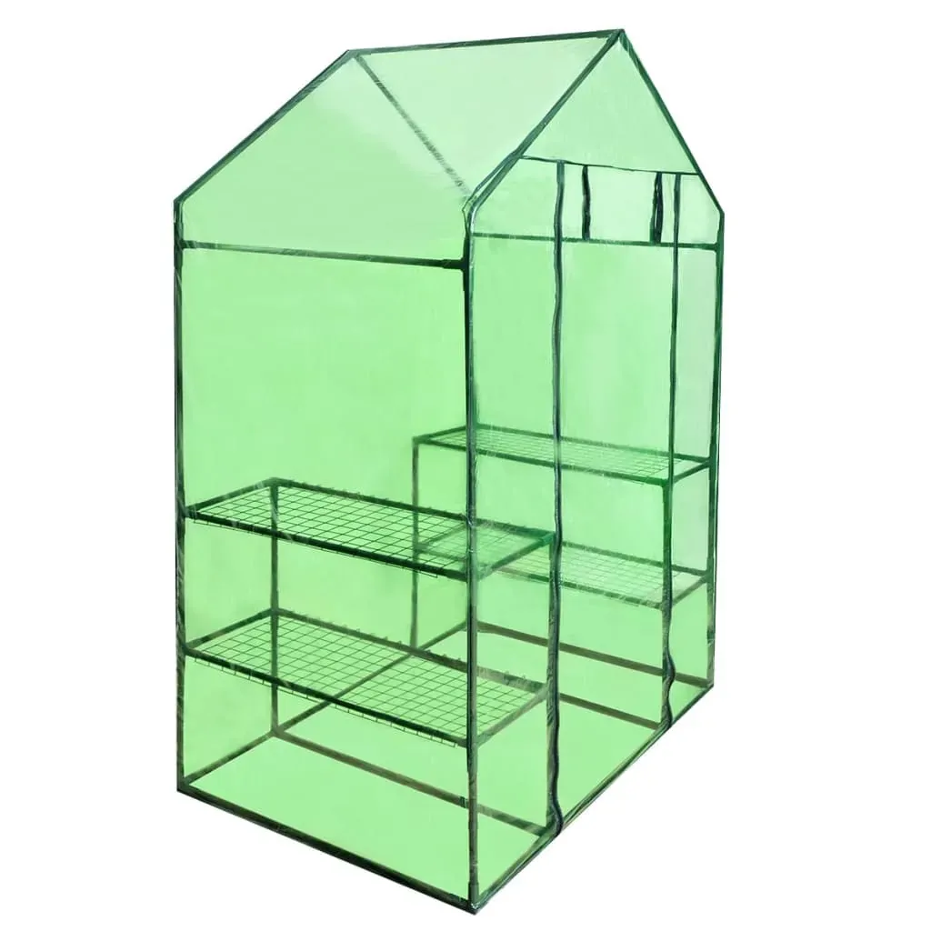 Walk-in Greenhouse with 4 Shelves Walk-in Greenhouse with 4 Shelves