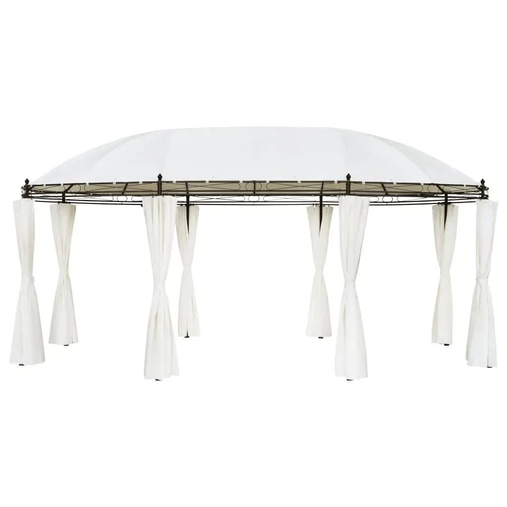 Gazebo Cream White 530x350x265 cm Gazebo Cream White 530x350x265 cm