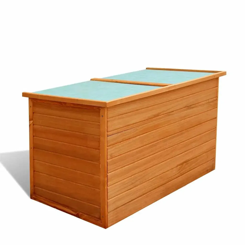 Garden Storage Box 126x72x72 cm Wood Garden Storage Box 126x72x72 cm Wood