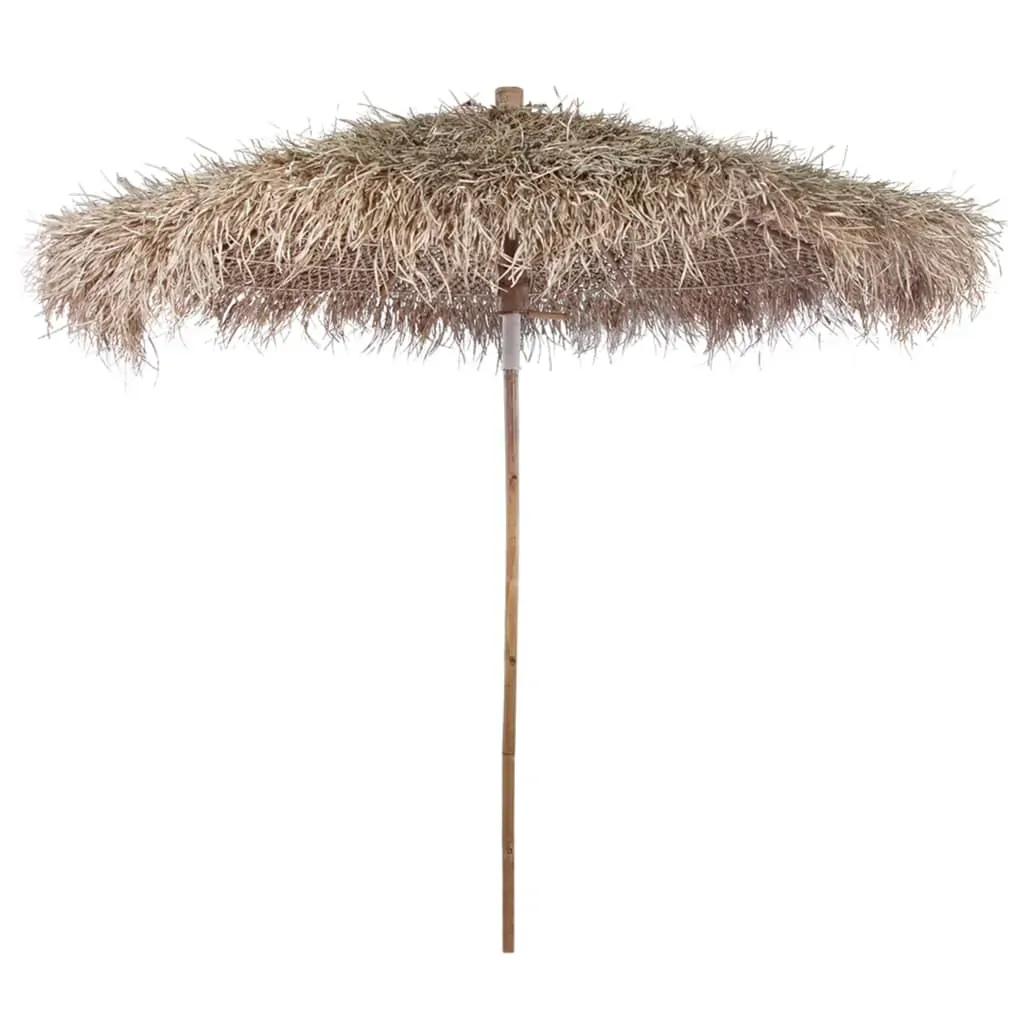 Bamboo Garden Parasol with Banana Leaf Roof 210 cm Bamboo Garden Parasol with Banana Leaf Roof 210 cm