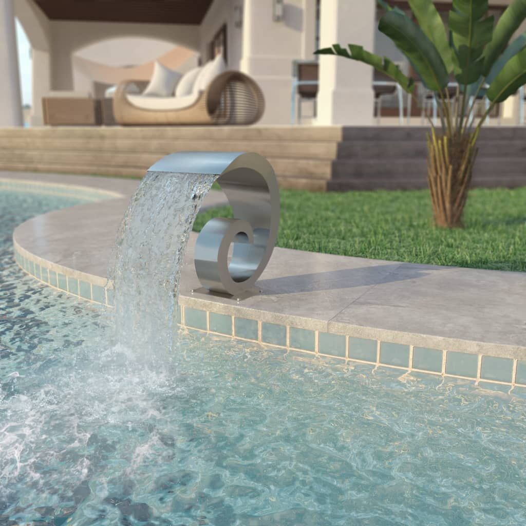 Pool Fountain Stainless Steel 50x30x53 cm Silver Pool Fountain Stainless Steel 50x30x53 cm Silver